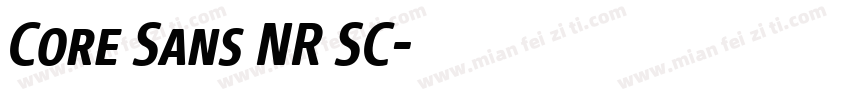 Core Sans NR SC字体转换